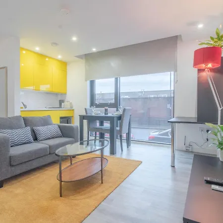 Apartment Modern Centre - Netflix, Wifi, Digital Tv Sheffield